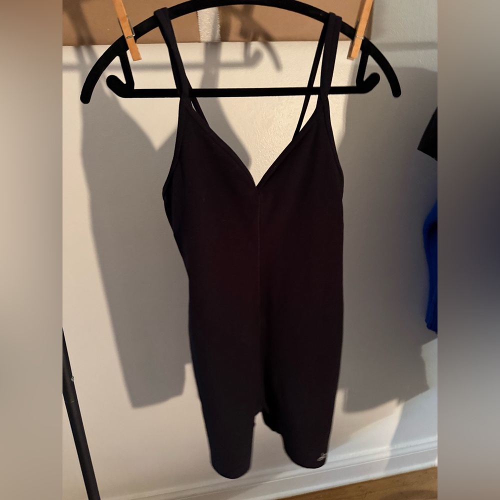 ALO Yoga Black Activewear Bodysuit